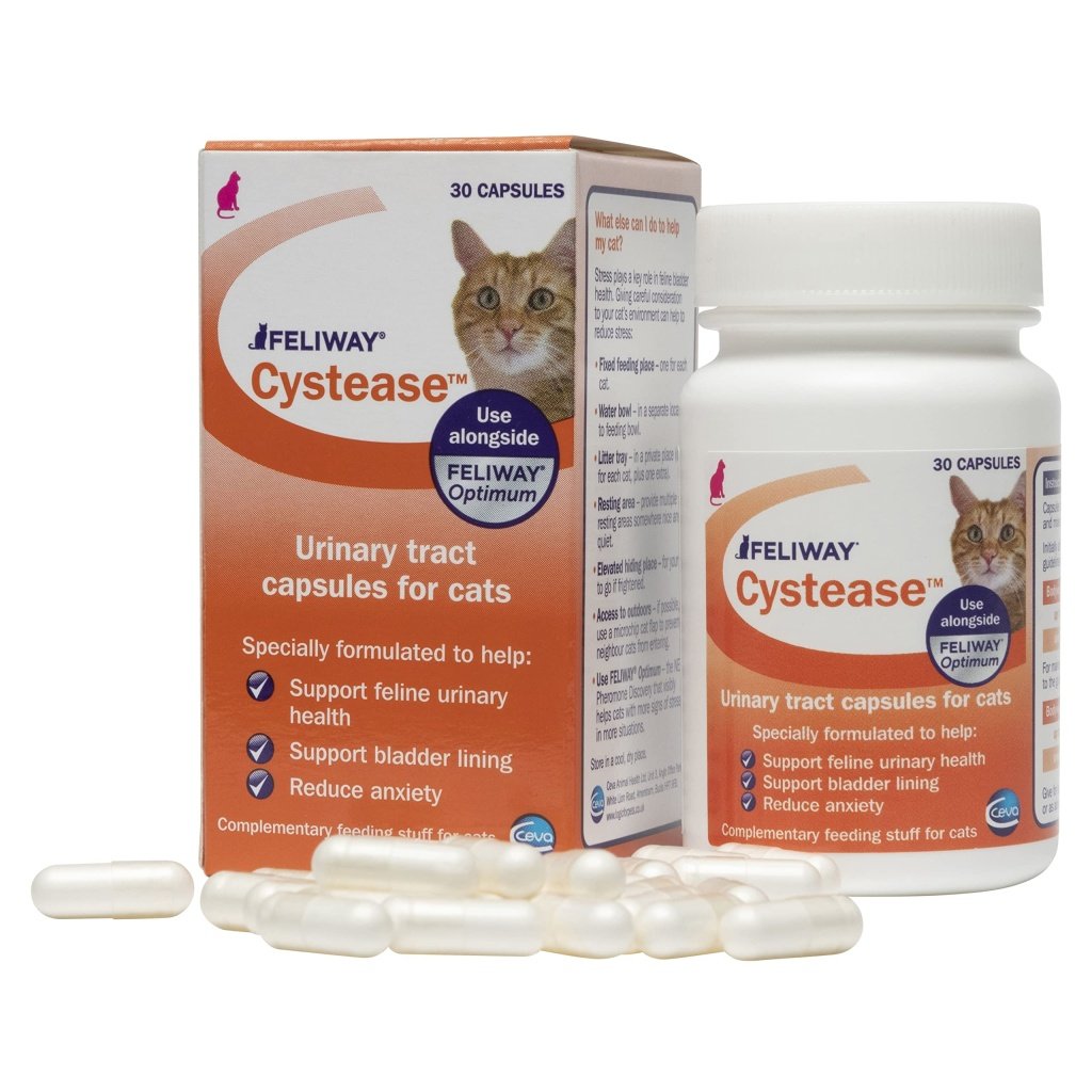 FELIWAY Cystease, for stress-related bladder problems in cats Capsules ...